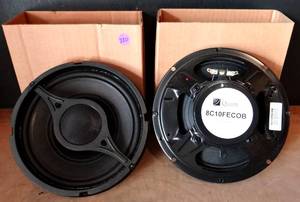 lot 220 image: NEW SET OF 2 - Quam Nichols 8 Coaxial Speaker 8 Ohm 20 Watts Rms Foam Edge Surround - 8C10FECOB $$$