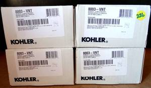 lot 226 image: BIG $ ITEM - KOHLER 8003-VNT WATERTILE 22 NOZZLE SQUARE STIMULATING BODY SPRAY (4X$)