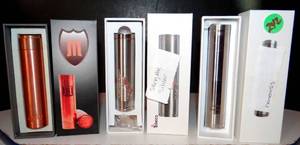 lot 242 image: ALL NEW - VAPE MODS - SILVER NEMESIS, STINRAY SILVER, & AV COPPER (3X$)