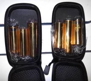 lot 285 image: NEW LOT OF 2 - HCIGAR CARAVELLA POLISHED BRASS MODS wCASE