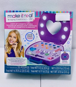 lot 445 image: New Make it Real Light Up Cosmetic Studio 25 PCS