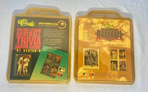 lot 4 image: 2 Vintage Major League Baseball Trivia Board Games 91 series 3 & 92 series 1 NIB