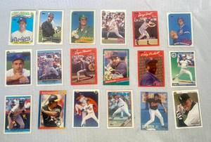 lot 8 image: Various Cards Orel Hershiser, Barry Bonds, Jose Canseco and others