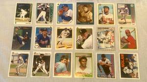 lot 9 image: Various Cards Nolan Ryan, Bo Jackson, Pete Rose and others