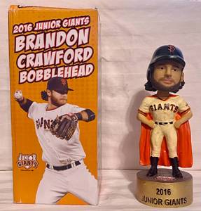 lot 70 image: 2016 Junior Giants Brandon Crawford Bobblehead