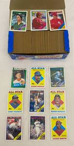 lot 76 image: Topps 500 Count 1988 Baseball Cards see pictures for sample of players included
