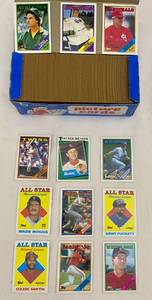 lot 77 image: Topps 500 Count 1988 Baseball Cards see pictures for sample of players included