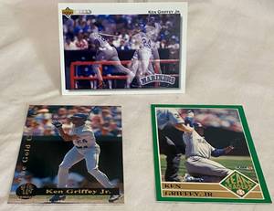 lot 93 image: Ken Griffey Jr. Baseball Cards -