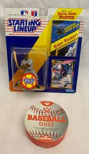 lot 123 image: MLB Baseball Starting Line up Kirby Puckett Unopened package Trivia Time Baseball Quiz