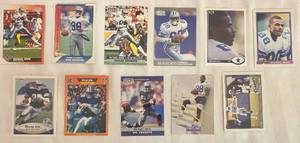 lot 141 image: Michael Irving 11 Collector Trading Cards including Fleer 90 #389 and ProSet #89