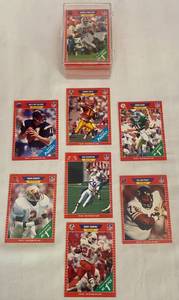 lot 143 image: 95 ProSet Football Cards including Barry Sanders and Eric Dickerson