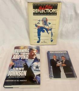 lot 148 image: Autographed Bob Lilly Reflections Turning the Thing Around Jimmy Johnson 89 Cowboys A New Era Begins