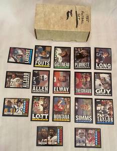 lot 151 image: 1985 Football Set - includes Dan Fouts, Marcus Allen, Lawrence Taylor and others