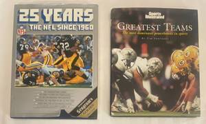 lot 156 image: 25 Years The NFL Since 1960 & Sports Illustrated Greatest Teams