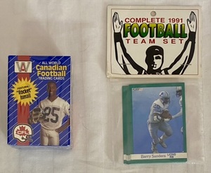 lot 158 image: Complete 1991 Football Team Set & All World Canadian Football Trading Cards