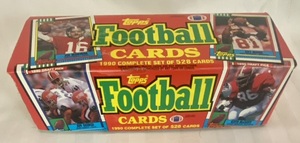 lot 160 image: 1990 Topps Football Cards Collector Set