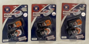 lot 162 image: Houston Astros Stockcar Racers Friction Powered Stock Cars Factory Sealed