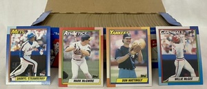 lot 184 image: 1990 Topps Baseball Picture Cards