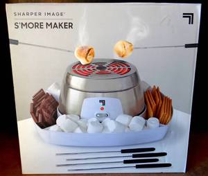 lot 9 image: Sharper Image Electric Tabletop Smores Maker for Indoors (USED 1X) - WORKS PERFECT