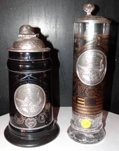 lot 27 image: COLLECTIBLE - OPERATION IRAQI FREEDOM BEER STEIN COLLECTION