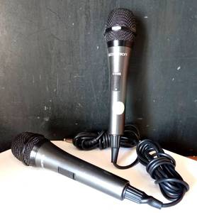 lot 47 image: LOT OF 2 - EMERSON MICROPHONES AS SHOWN