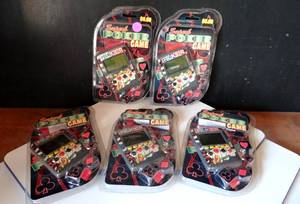 lot 64 image: LOT OF 5 - SUPERB DIGITAL POKER GAME - NIP