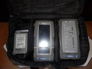 lot 78 image: BIG $ ITEM - HP Agilent Keysight, Wirescope 350 wcables In Case