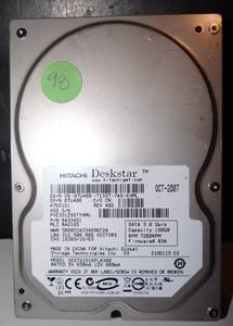 lot 98 image: HITACHI DECKSTAR 160GB HARD DRIVE
