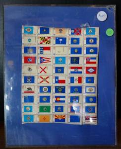 lot 106 image: RARE - 1976 State Flags Mint Sheet (50) 13 Cent Stamps $$