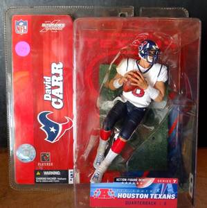 lot 109 image: NEWSEALED - McFarlane 2003 David Carr Houston Texans Series 7