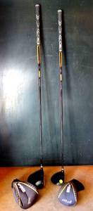 lot 111 image: WILSON ULTRA BLK DRIVERS - FW & 10.5 DEGREE WITH FLEX SHAFTS - EXCELLENT USED CONDITION WITH COVERS