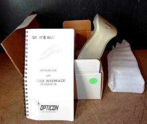 lot 113 image: Opticon OPT-1125-USB Handheld Barcode Scanner - UNUSED IN BOX $$