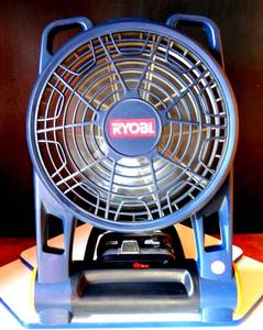 lot 184 image: Ryobi One P3300 18v Cordless Personal Fan - TESTEDWORKS PERFECTLY