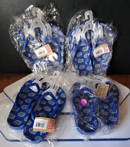 lot 235 image: NEW WTAGS - FLORIDA GATORS CHILDRENS FLIP FLOPS (4X$)