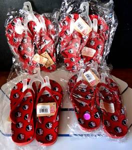 lot 238 image: NEW WTAGS - FLORIDA STATE SEMINOLES CHILDRENS FLIP FLOPS (4X$)