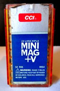 lot 245 image: CCI 22LR MINI MAG AMMO - 50 ROUNDS