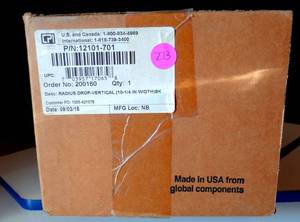 lot 273 image: New CPI Chatsworth 12101-701 Radius Drop 10 14 Black 703957241891 $$