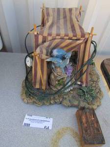 lot 64 image: Indian style lighted table dcor