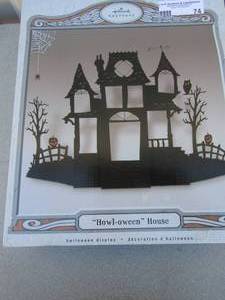 lot 74 image: Hallmark Keepsake Howl-Owen House qty 2 NIB
