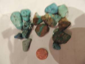 lot 211 image: TURQUOISE  JEWELY PIECES -14 pieces