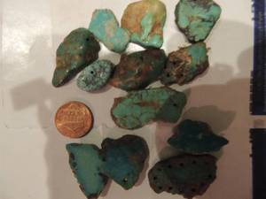 lot 212 image: TURQUOISE  JEWELY PIECES - 12 pieces