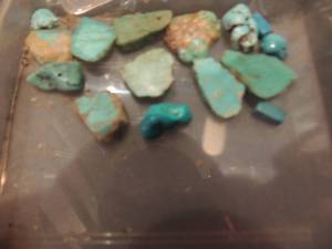 lot 214 image: TURQUOISE  JEWELY PIECES  13 pieces