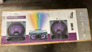 lot 4 image: Gemini GSYS-4000 Dual Bluetooth Party System Home (Retail $499 in box)