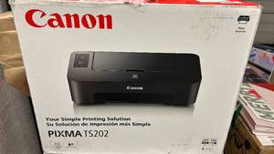 lot 58 image: Canon Pixma TS202 Printer in box