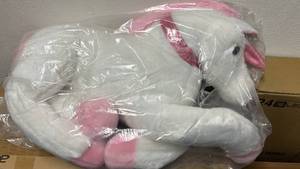 lot 78 image: HearthSong Large Unicorn Plushy