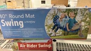 lot 83 image: HearthSong 40 Round Mat Swing