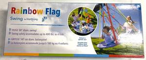 lot 85 image: HearthSong 58 Rainbow Flag Swing