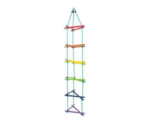 lot 87 image: HearthSong Tri-Climber Kids Play Ladder