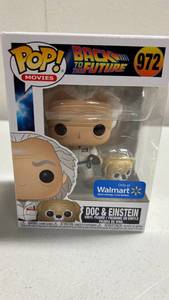 lot 118 image: Funko Pop Doc & Einstein Back to the Future
