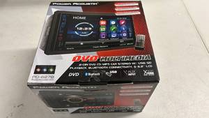 lot 130 image: Power Acoustik Car Stereo Double Din Radio Unit Touchscreen PD-627B
